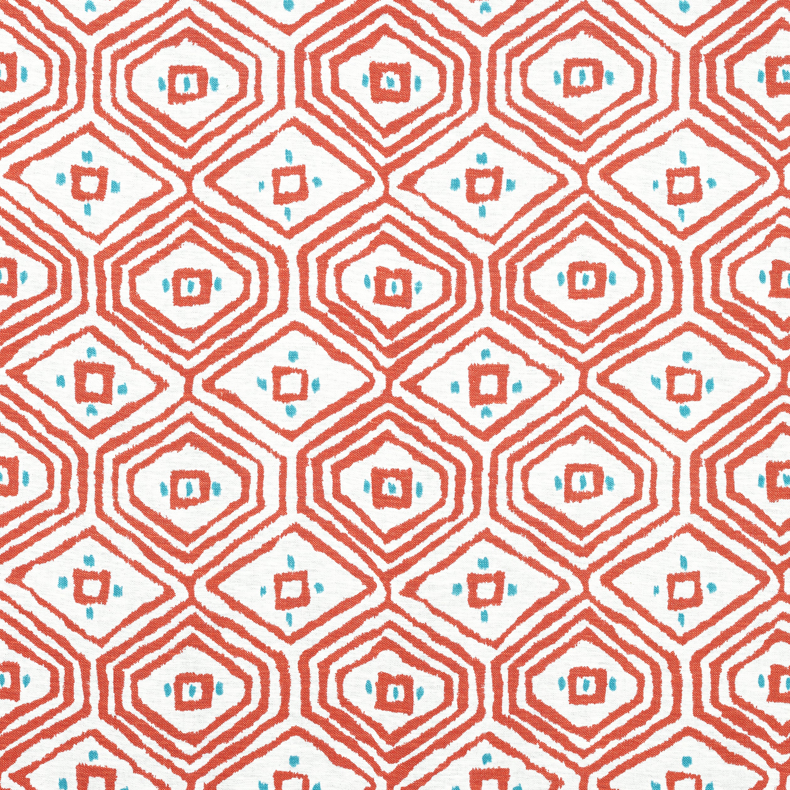 Pass-A-Grille fabric in coral color - pattern number F910619 - by Thibaut in the Ceylon collection