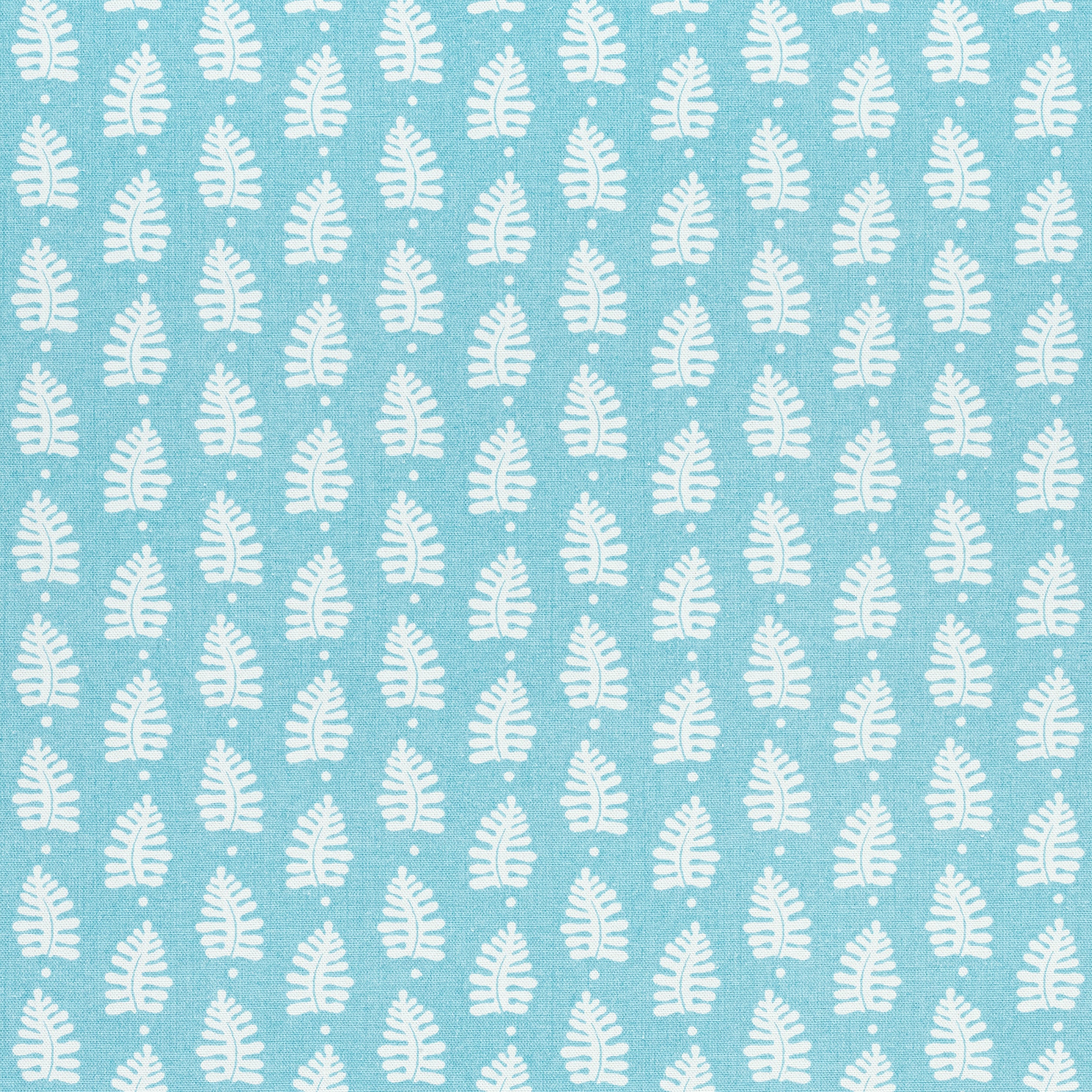 Ferndale fabric in turquoise color - pattern number F910653 - by Thibaut in the Ceylon collection