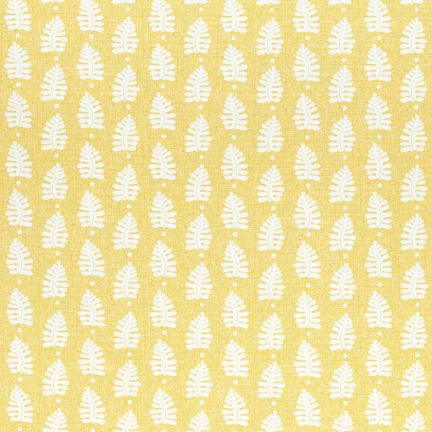 Ferndale fabric in yellow color - pattern number F910654 - by Thibaut in the Ceylon collection