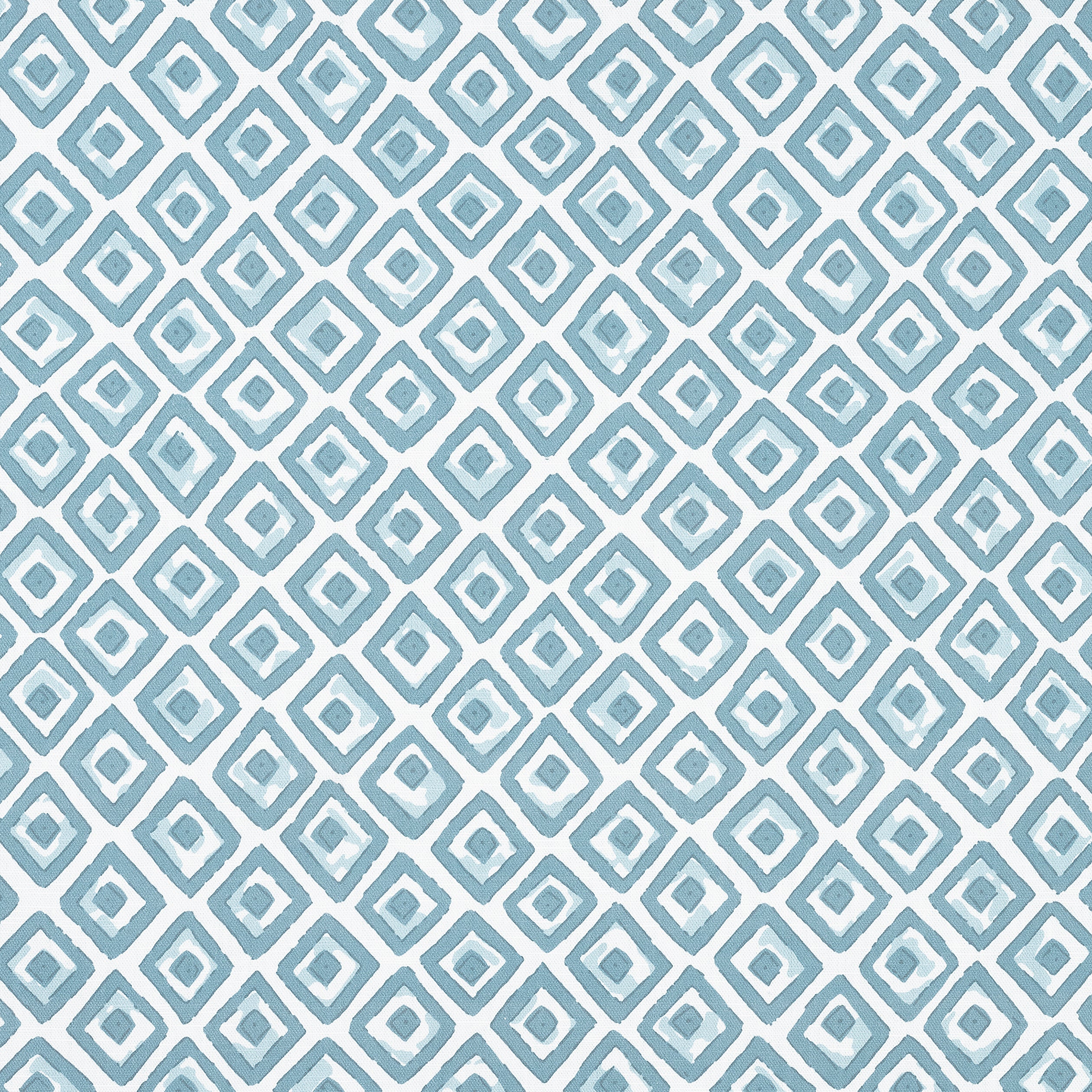Indian Diamond fabric in spa blue color - pattern number F910662 - by Thibaut in the Ceylon collection