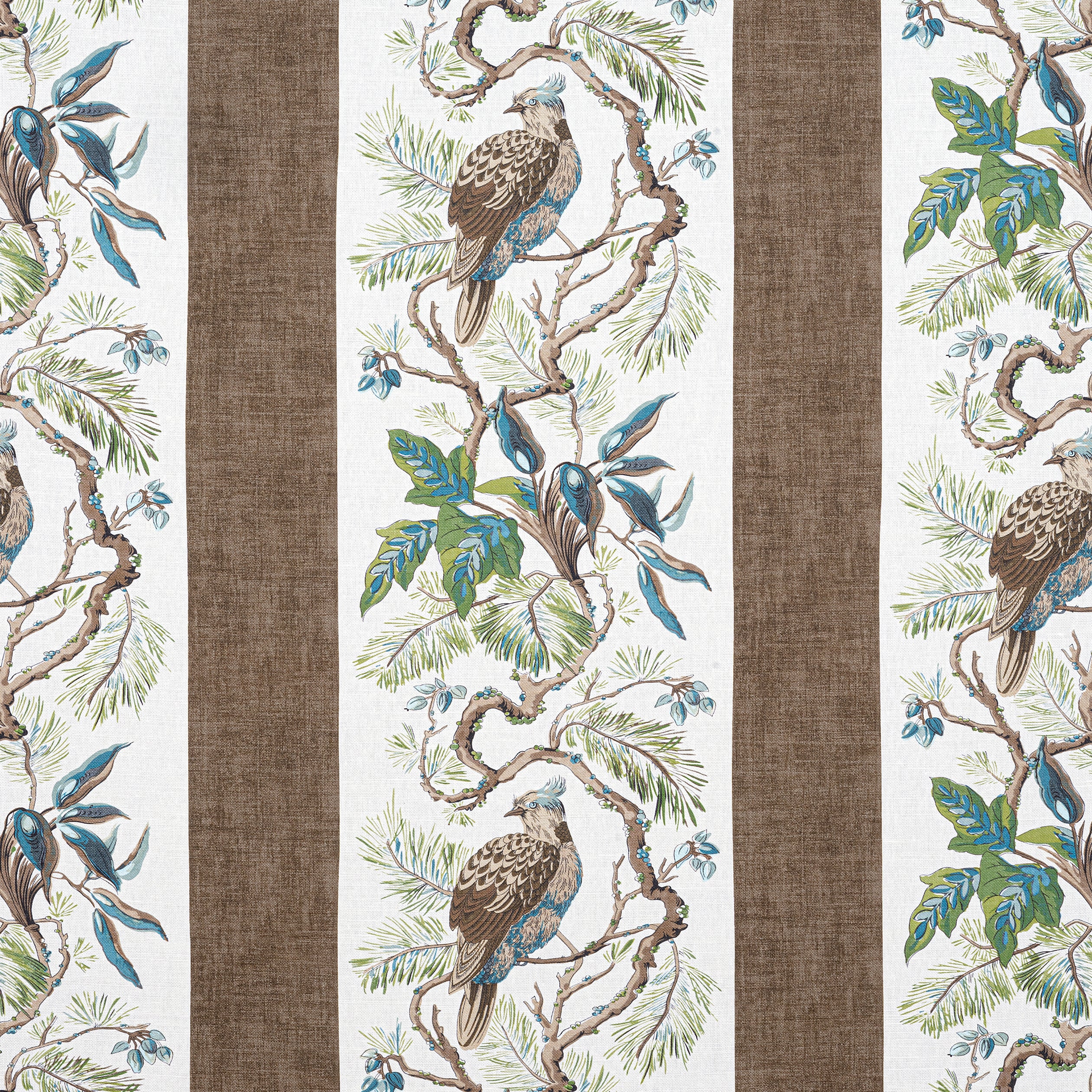 Williamson fabric in brown color - pattern number F910862 - by Thibaut in the Heritage collection