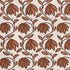 Desert Flower fabric in ochre color - pattern number F912006 - by Thibaut in the Vista collection