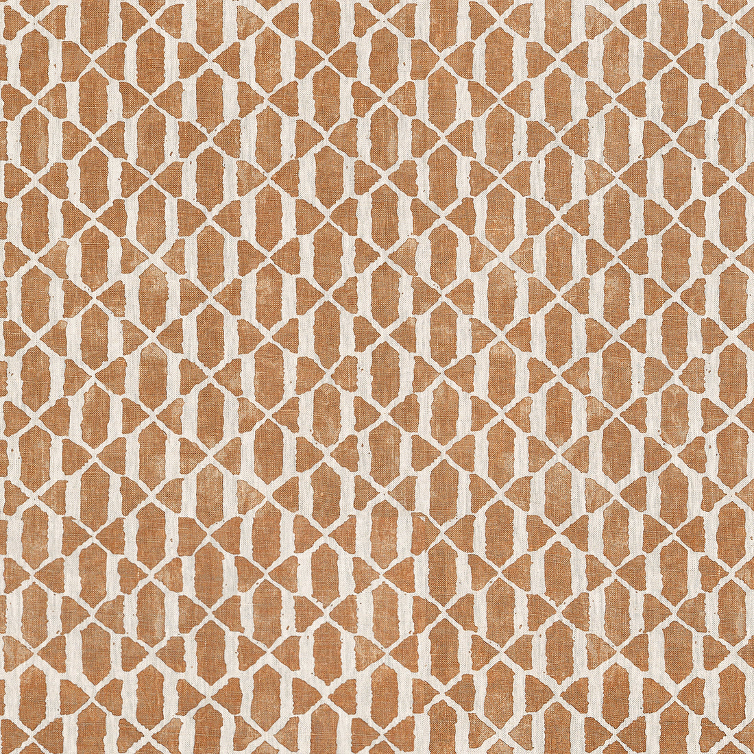 Vortex fabric in ochre color - pattern number F912034 - by Thibaut in the Vista collection