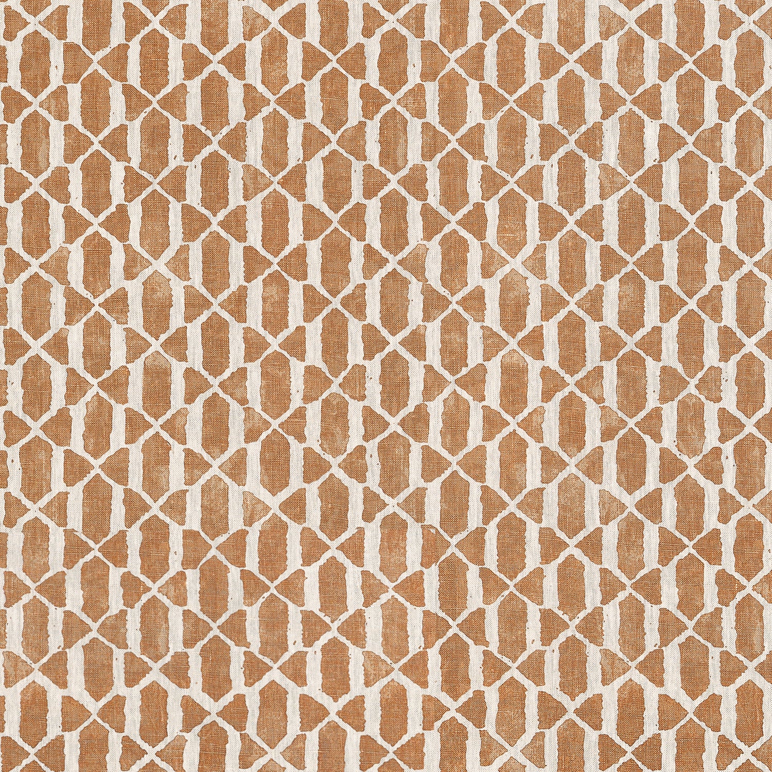 Vortex fabric in ochre color - pattern number F912034 - by Thibaut in the Vista collection