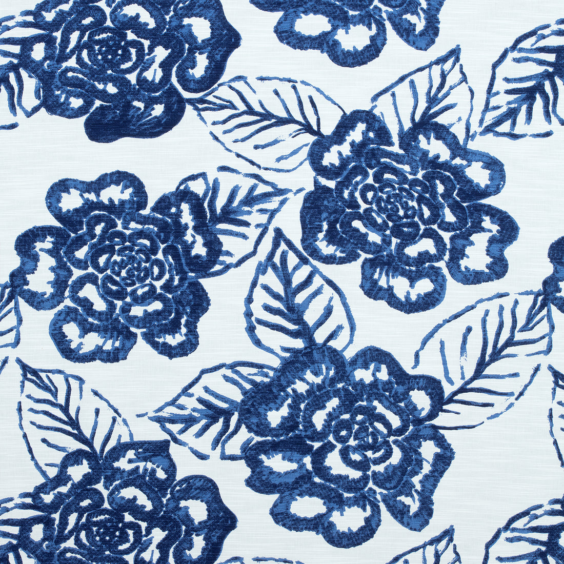 Bonita Springs fabric in navy color - pattern number F913080 - by Thibaut in the Summer House collection