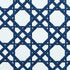 Cyrus Cane fabric in navy color - pattern number F913139 - by Thibaut in the Summer House collection
