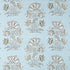 Lily Flower fabric in spa blue color - pattern number F913201 - by Thibaut in the Mesa collection