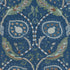 Lewis fabric in navy and teal color - pattern number F913217 - by Thibaut in the Mesa collection