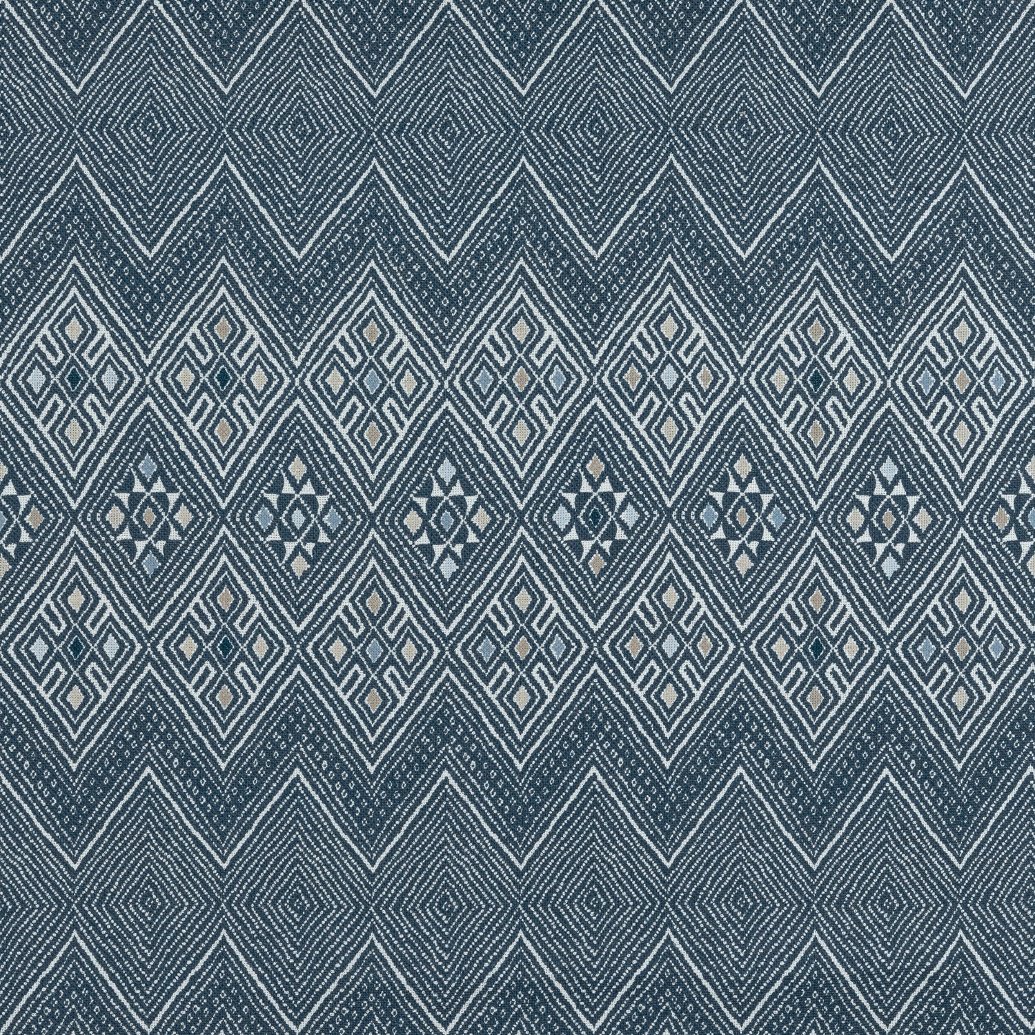 High Plains fabric in navy and white color - pattern number F913231 - by Thibaut in the Mesa collection