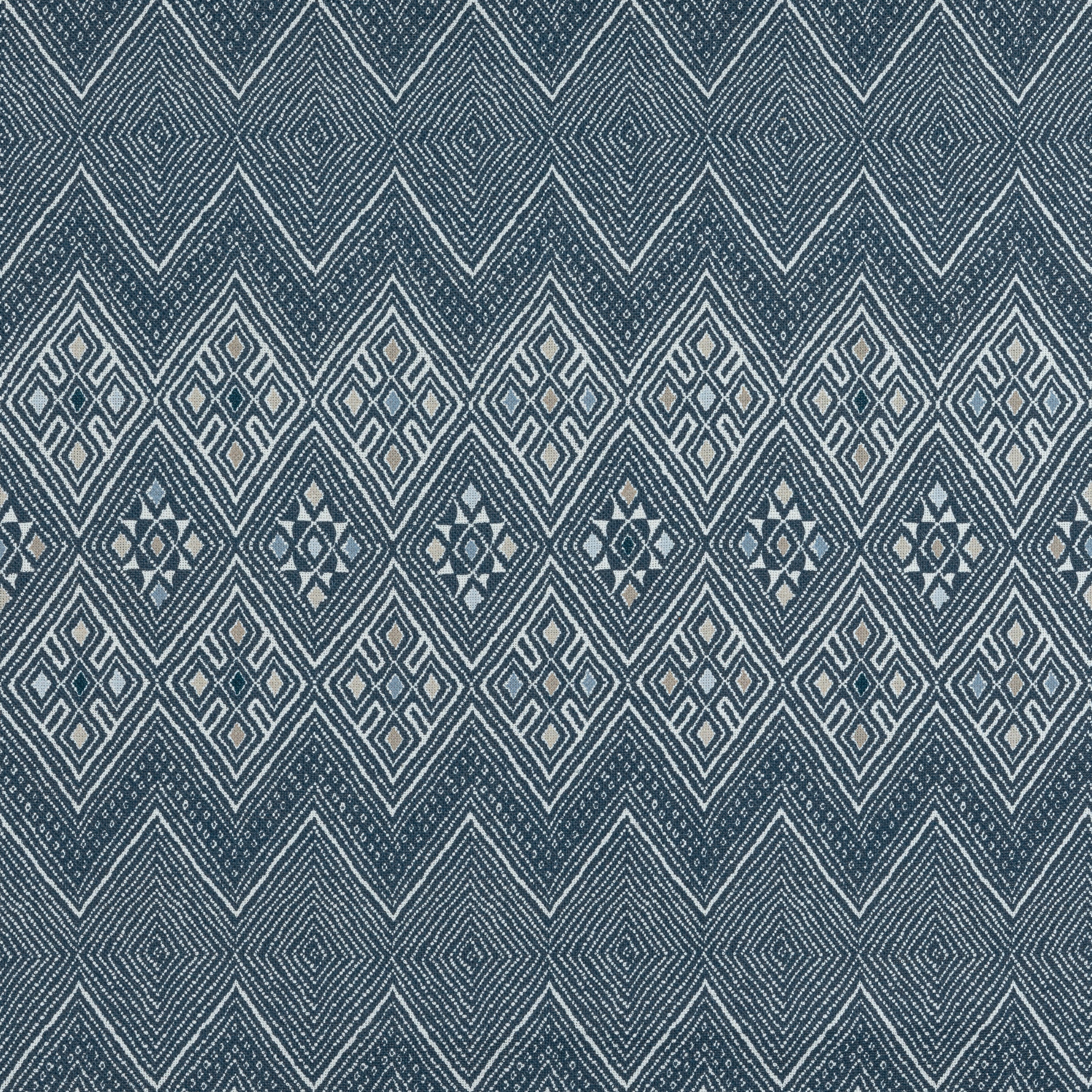 High Plains fabric in navy and white color - pattern number F913231 - by Thibaut in the Mesa collection