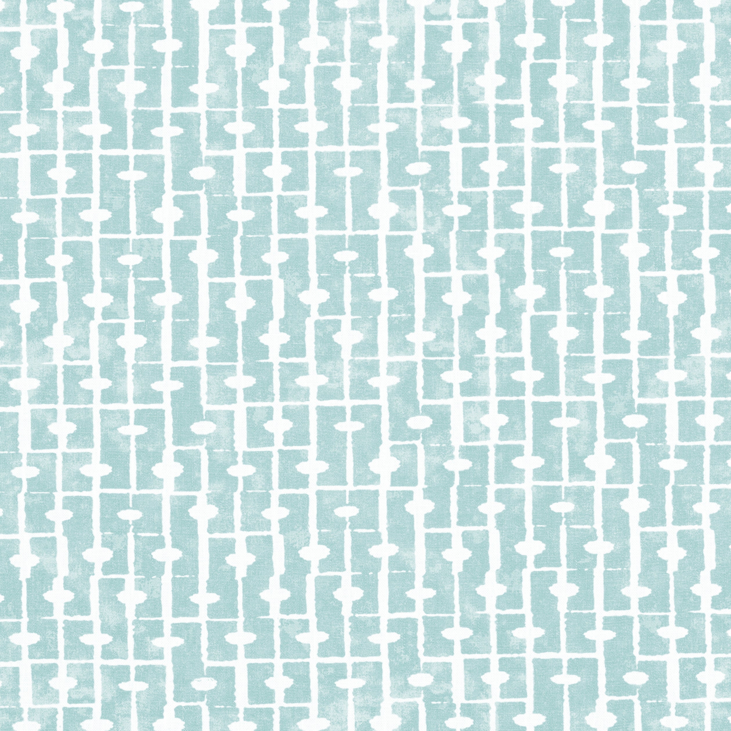 Haven fabric in spa blue color - pattern number F914313 - by Thibaut in the Canopy collection