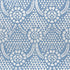 Chamomile fabric in blue and white color - pattern number F914314 - by Thibaut in the Canopy collection