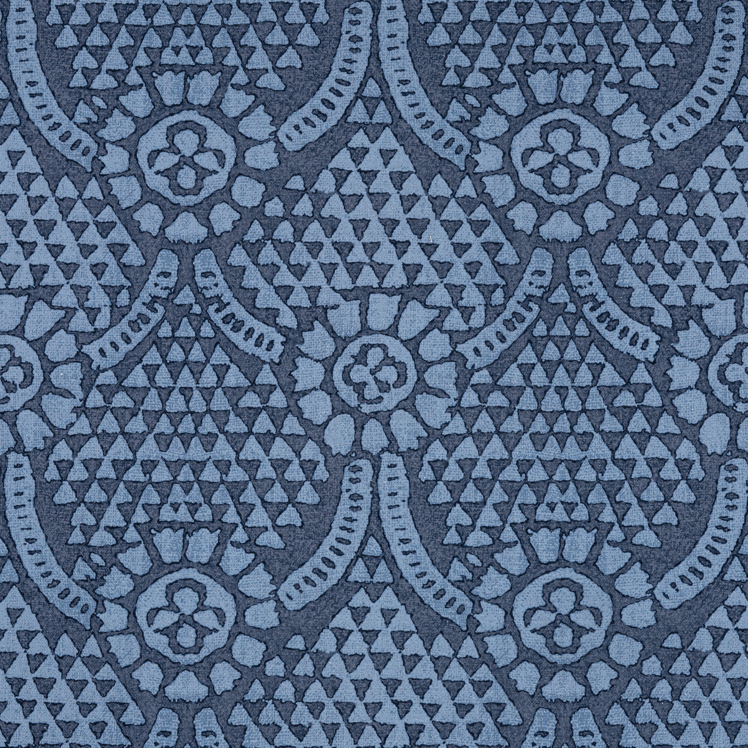 Chamomile fabric in navy color - pattern number F914315 - by Thibaut in the Canopy collection