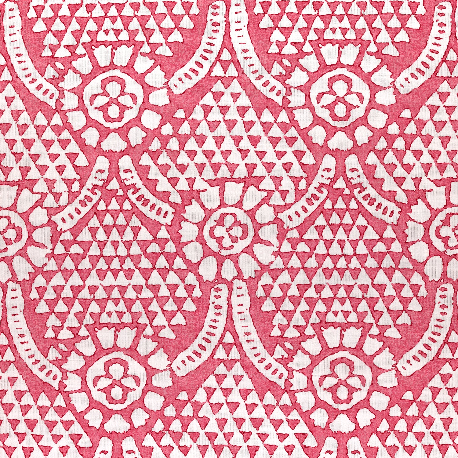 Chamomile fabric in pink color - pattern number F914316 - by Thibaut in the Canopy collection