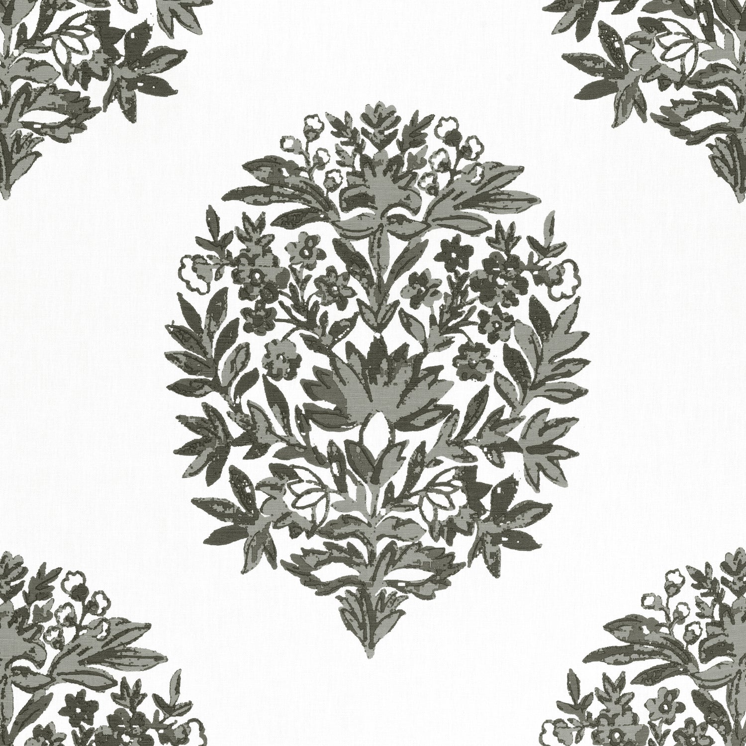 Ridgefield fabric in grey color - pattern number F914324 - by Thibaut in the Canopy collection