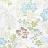 Spring Garden fabric in spa blue color - pattern number F914339 - by Thibaut in the Canopy collection