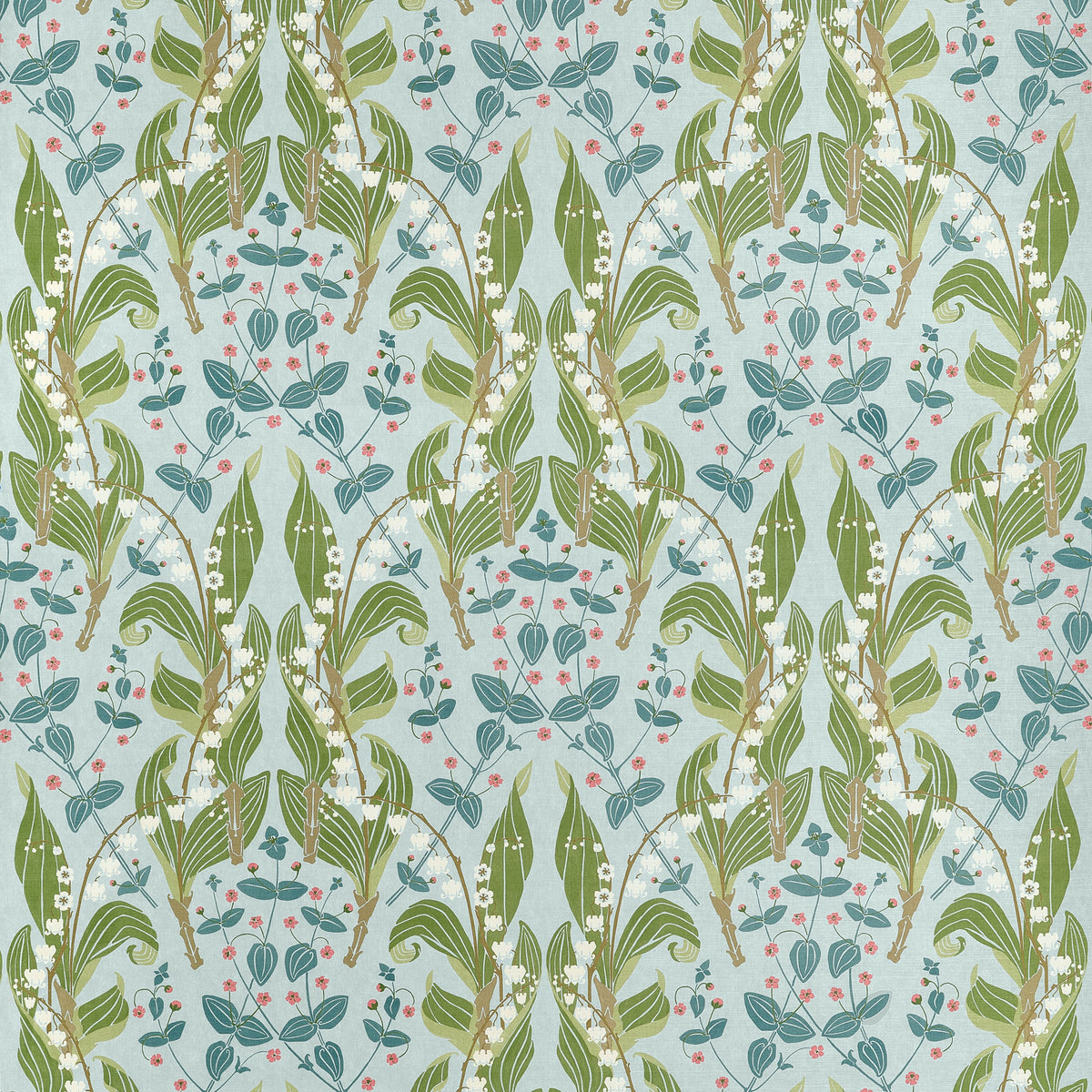 Harbor Springs fabric in Spa Blue color - pattern number F914618 - by Thibaut in the Fairhaven collection