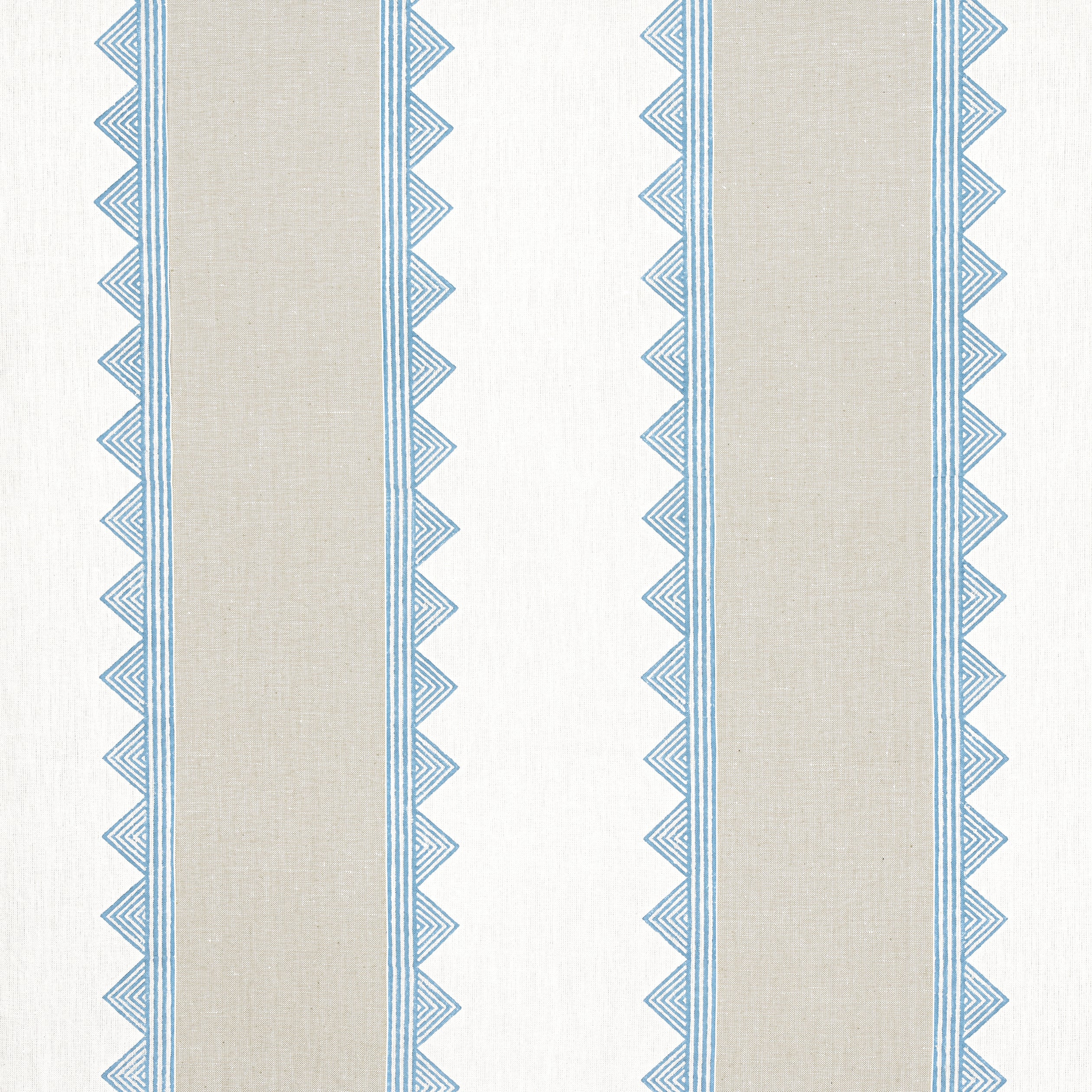 Kismet Stripe fabric in french blue color - pattern number F916228 - by Thibaut in the Kismet collection