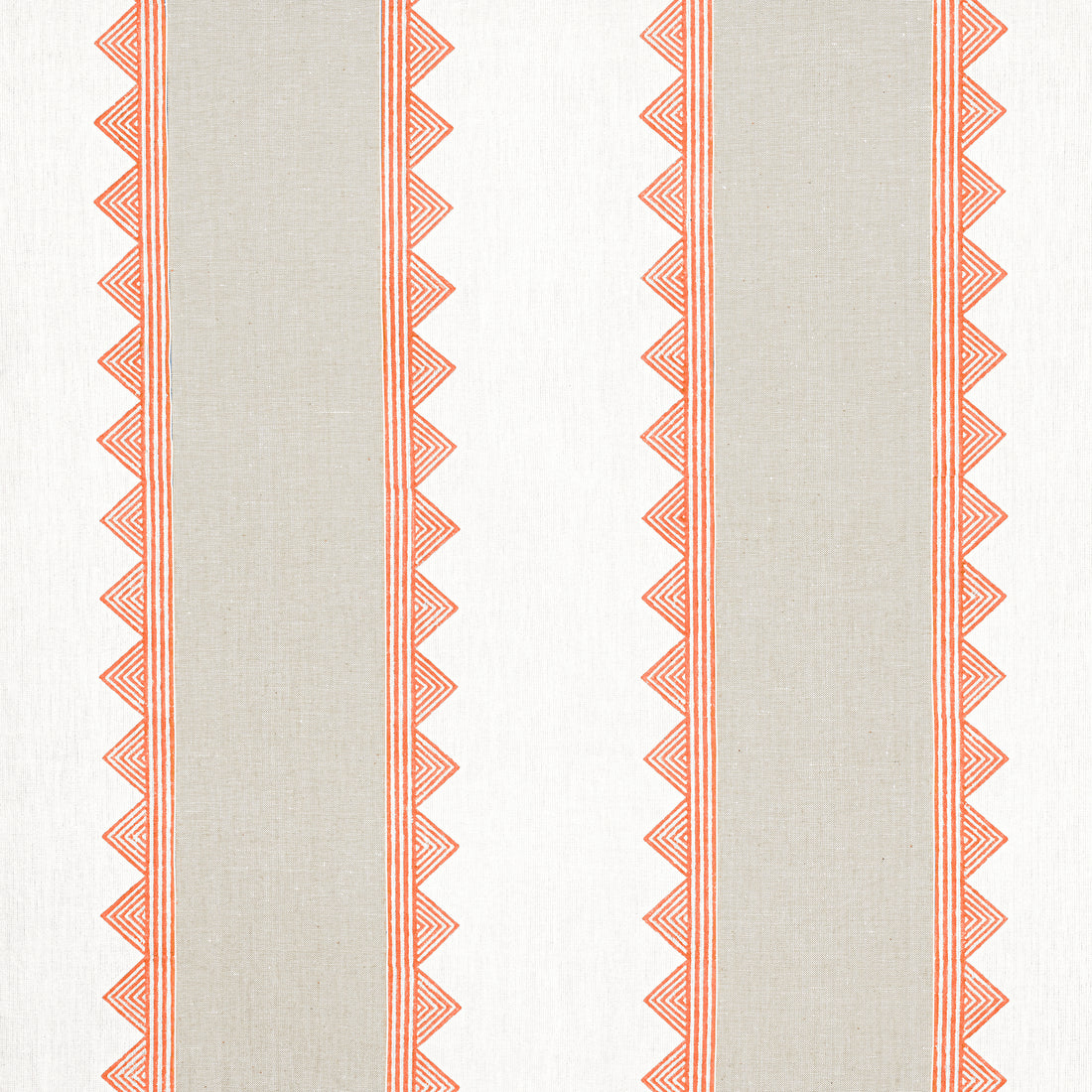 Kismet Stripe fabric in coral color - pattern number F916231 - by Thibaut in the Kismet collection