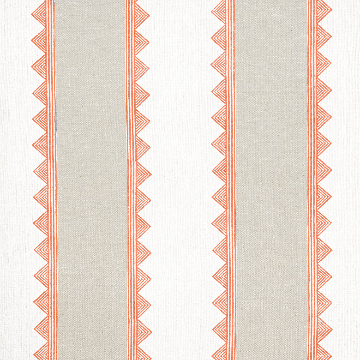 Kismet Stripe fabric in coral color - pattern number F916231 - by Thibaut in the Kismet collection