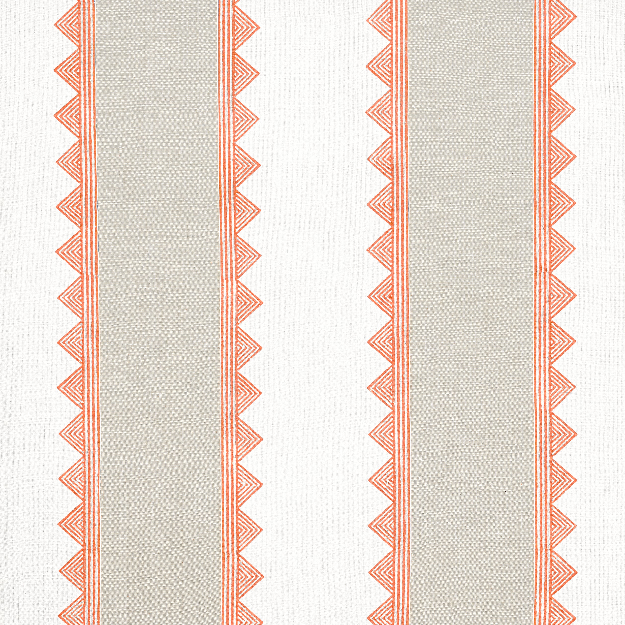 Kismet Stripe fabric in coral color - pattern number F916231 - by Thibaut in the Kismet collection