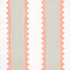 Kismet Stripe fabric in coral color - pattern number F916231 - by Thibaut in the Kismet collection