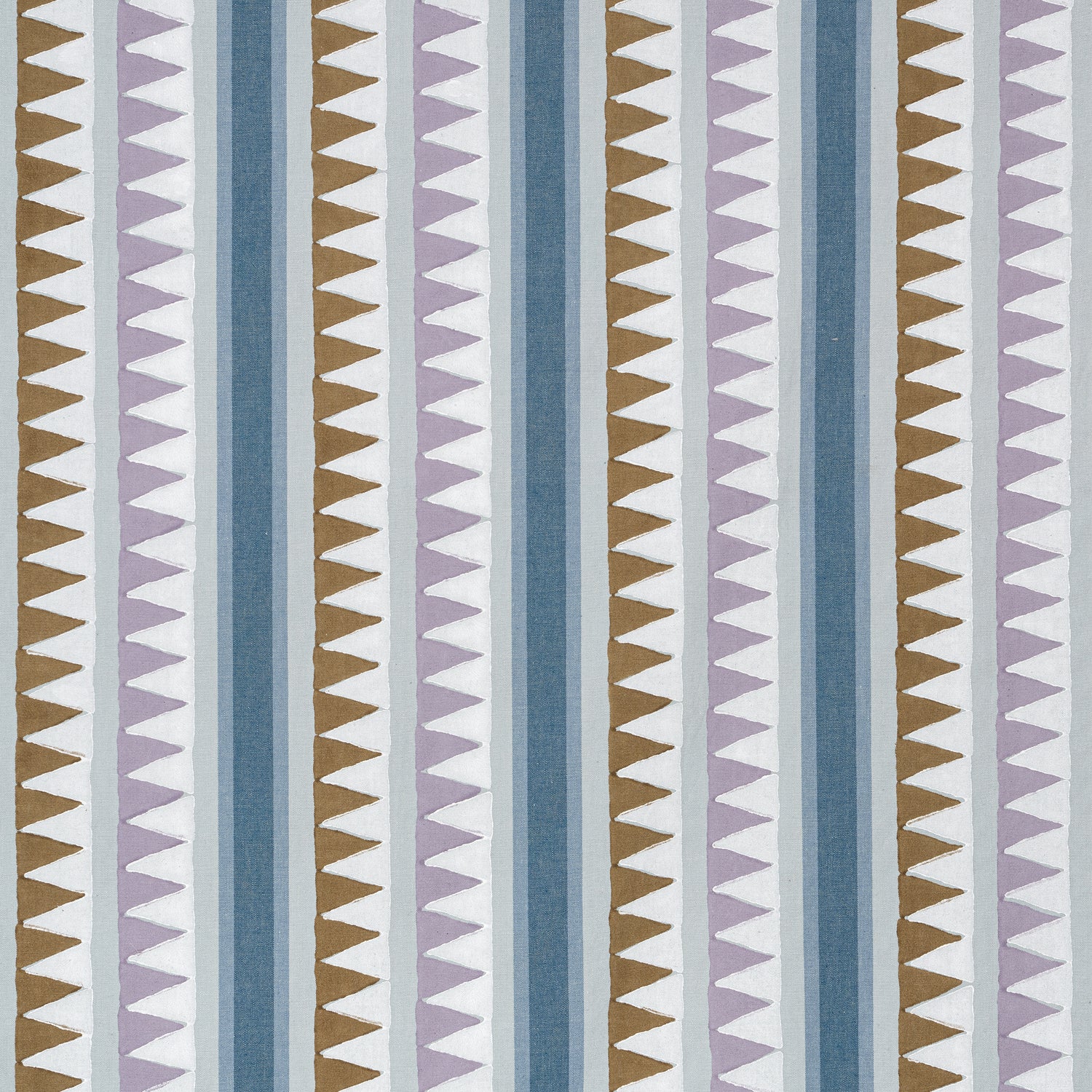 Lomita Stripe fabric in lavender and blue color - pattern number F916238 - by Thibaut in the Kismet collection