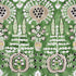 Mendoza Suzani fabric in green color - pattern number F916242 - by Thibaut in the Kismet collection