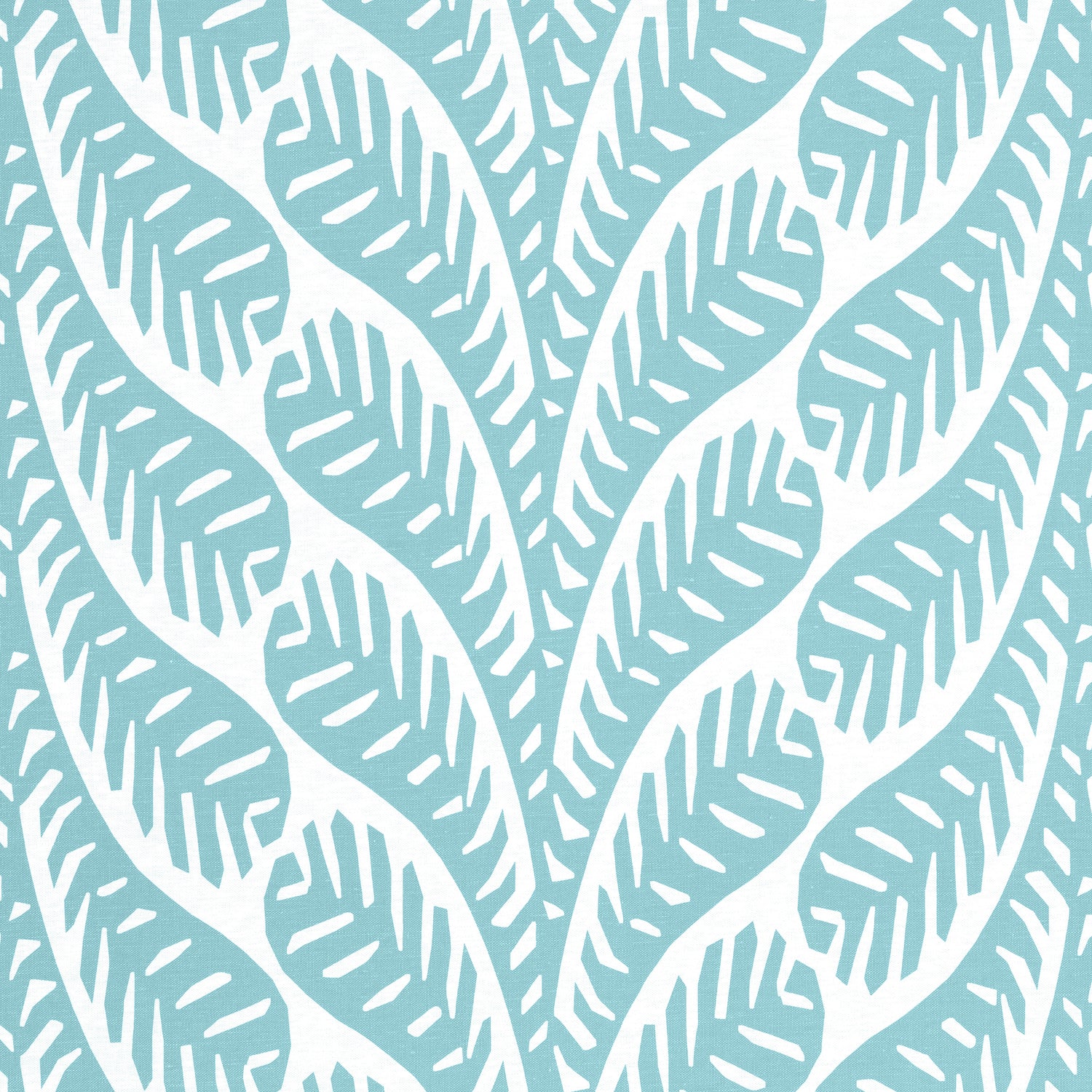 Ginger fabric in spa blue color - pattern number F920829 - by Thibaut in the Eden collection