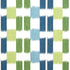 Kasuri fabric in blue and green color - pattern number F920839 - by Thibaut in the Eden collection