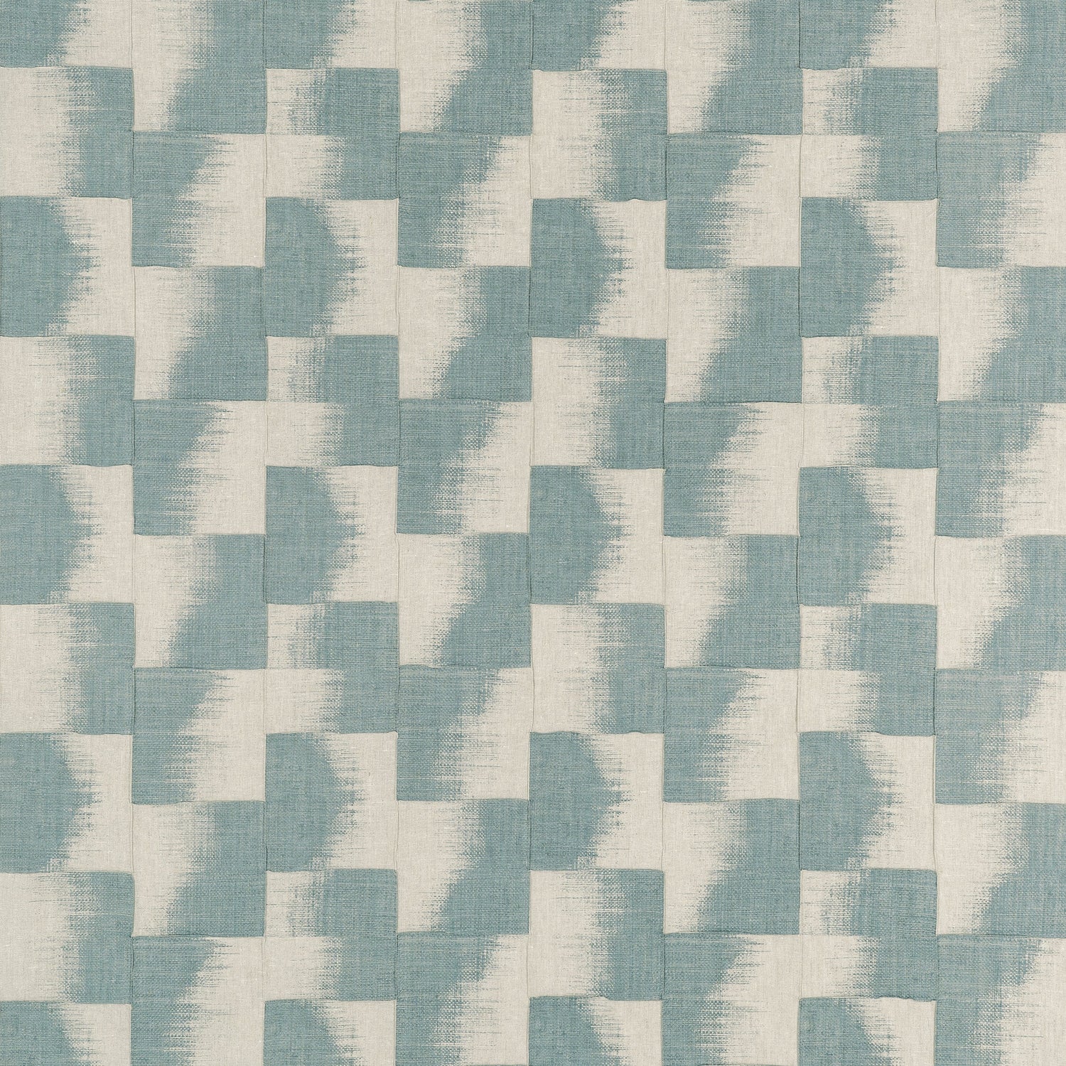 Raffia Squares fabric in mineral color - pattern number F924429 - by Thibaut in the Yutori collection