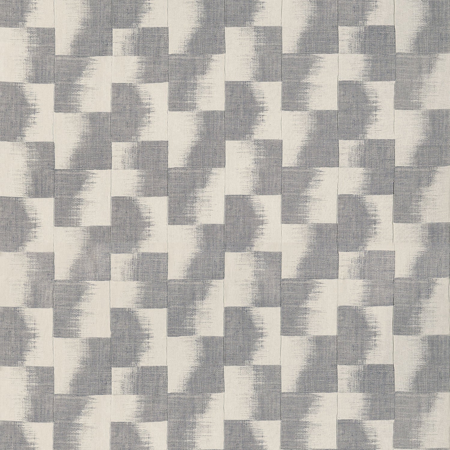 Raffia Squares fabric in graphite color - pattern number F924430 - by Thibaut in the Yutori collection