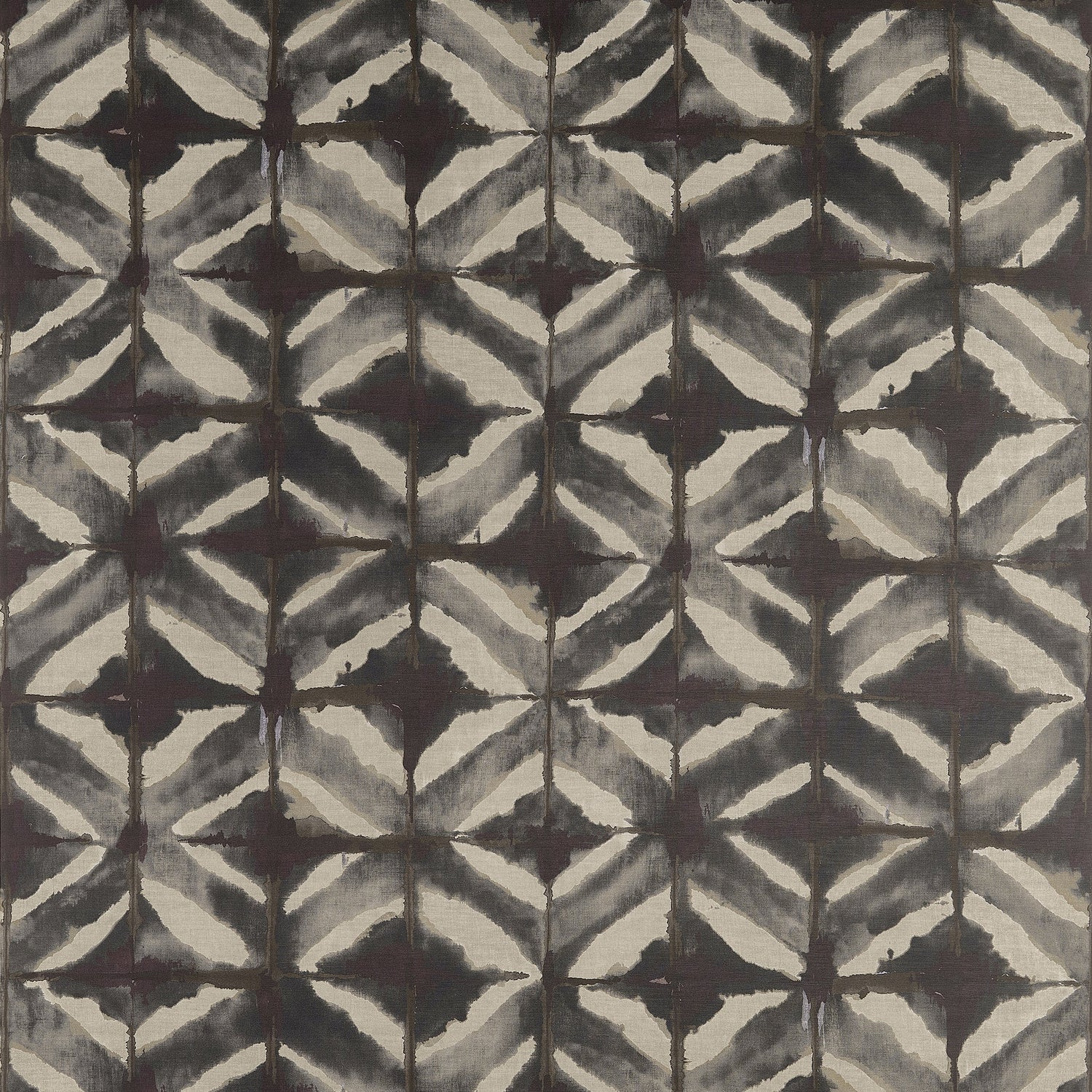 Water Blocks fabric in black color - pattern number F924446 - by Thibaut in the Yutori collection