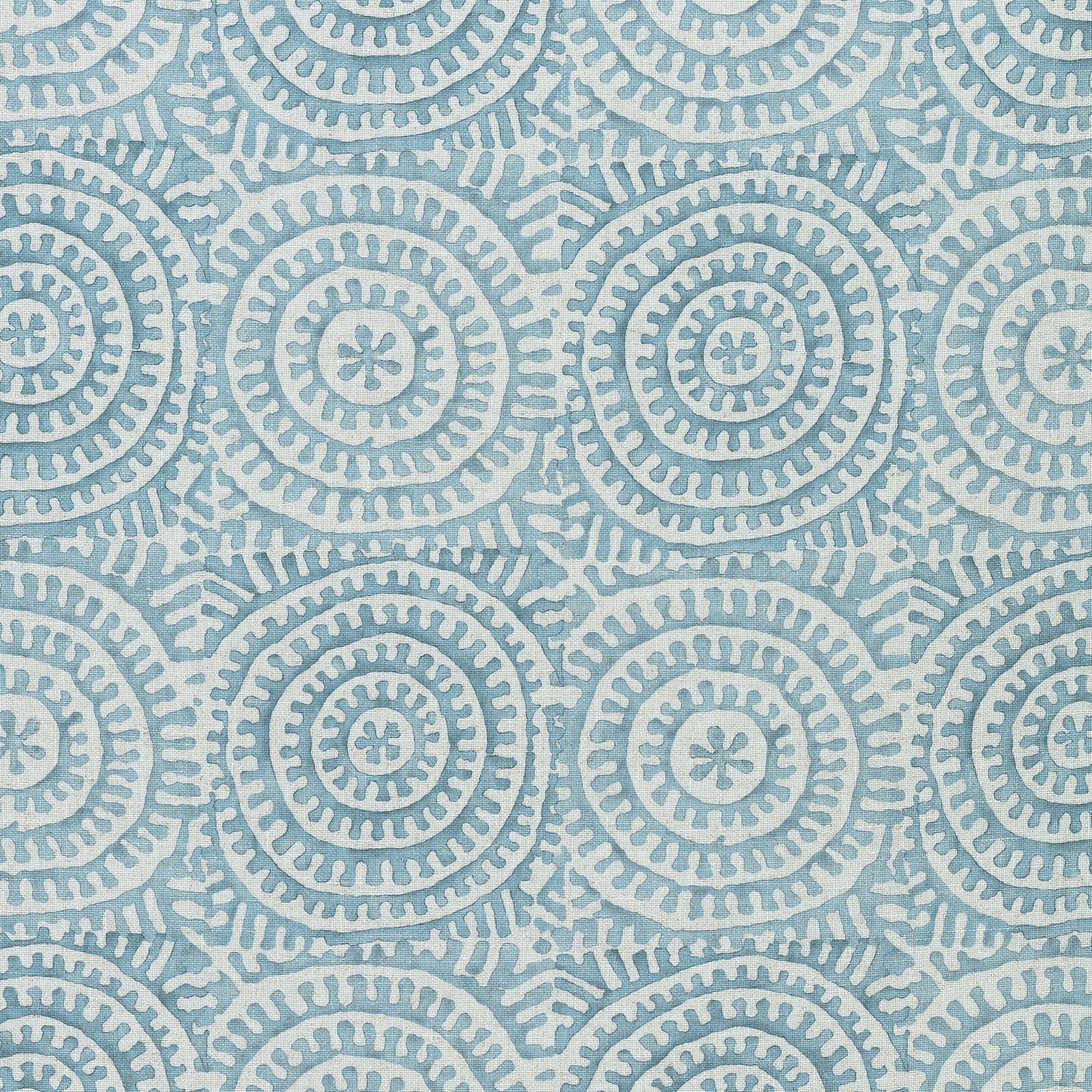 Kasai fabric in aqua color - pattern number F92930 - by Thibaut in the Paramount collection