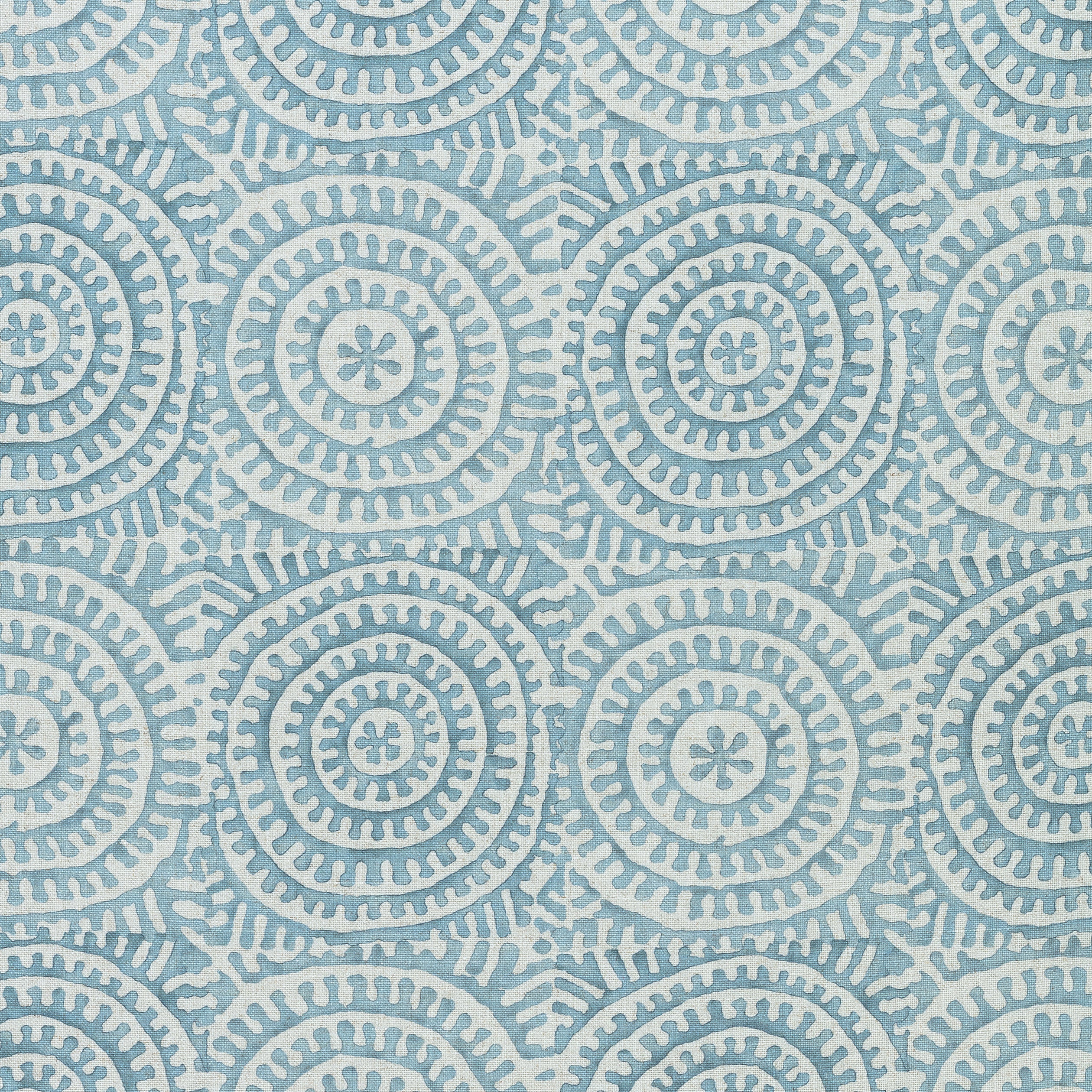 Kasai fabric in aqua color - pattern number F92930 - by Thibaut in the Paramount collection