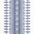 Akola Stripe fabric in blue and white color - pattern number F936407 - by Thibaut in the Indienne collection