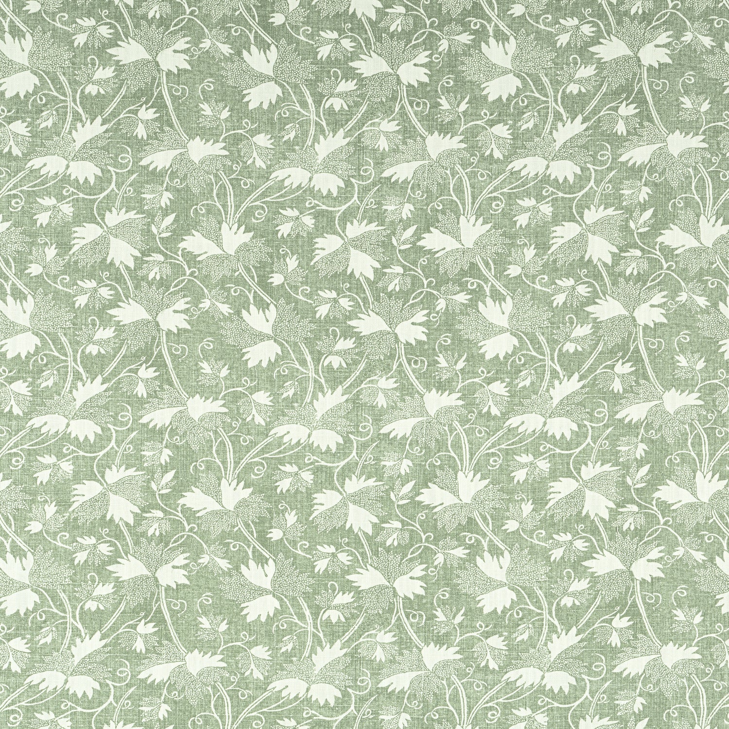 Chester fabric in green color - pattern number F936435 - by Thibaut in the Indienne collection