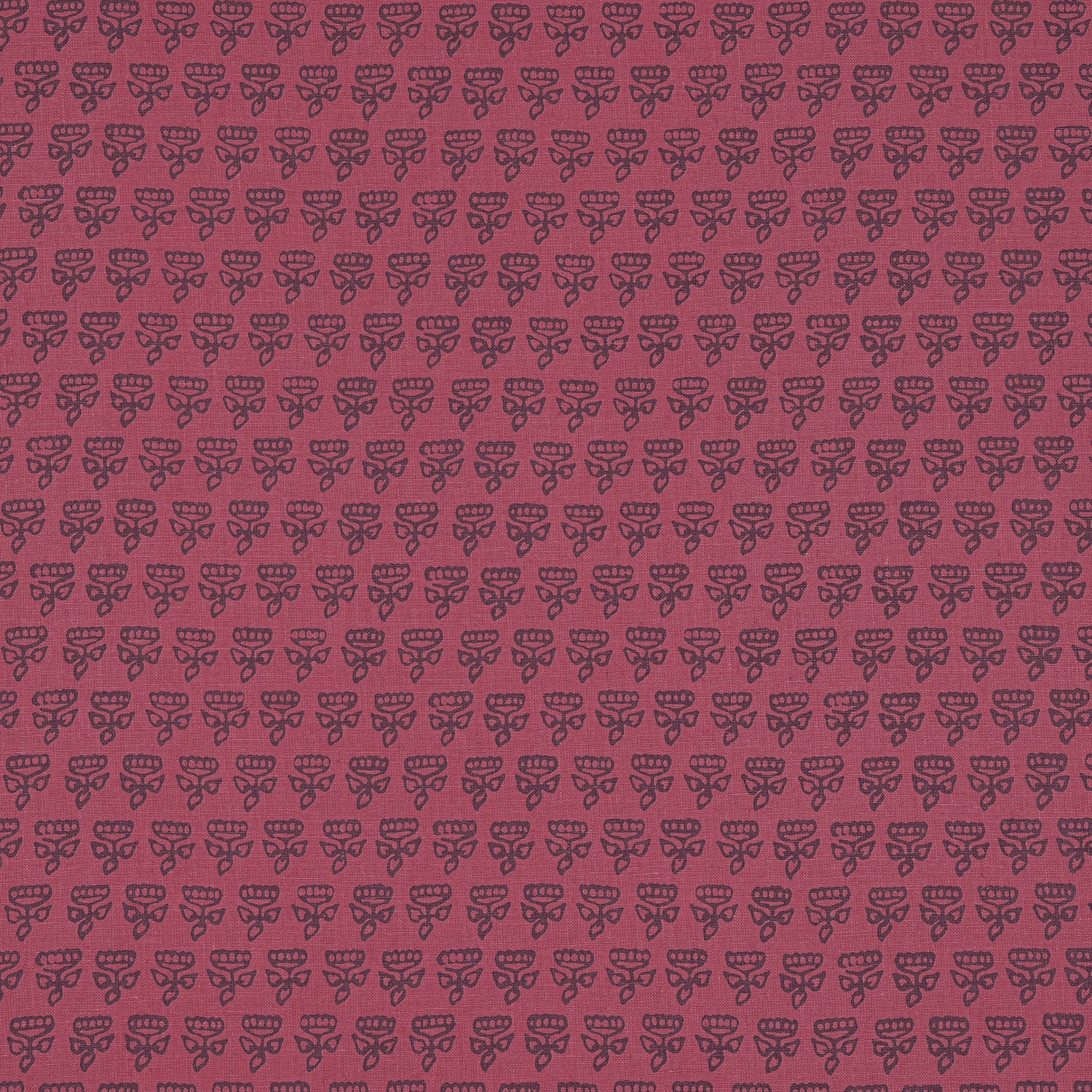 Mimi fabric in raspberry color - pattern number F936447 - by Thibaut in the Indienne collection