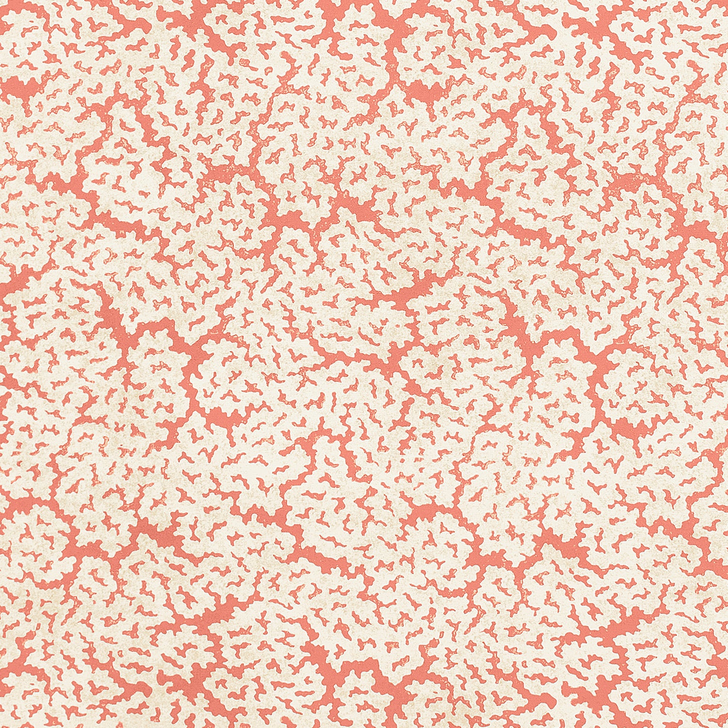 Maldives fabric in coral color - pattern number F942043 - by Thibaut in the Sojourn collection