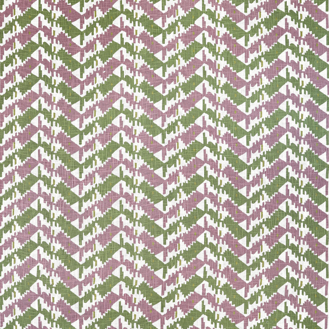 Melrose Check fabric in lavender and green color - pattern number F945005 - by Thibaut in the Wanderlust collection