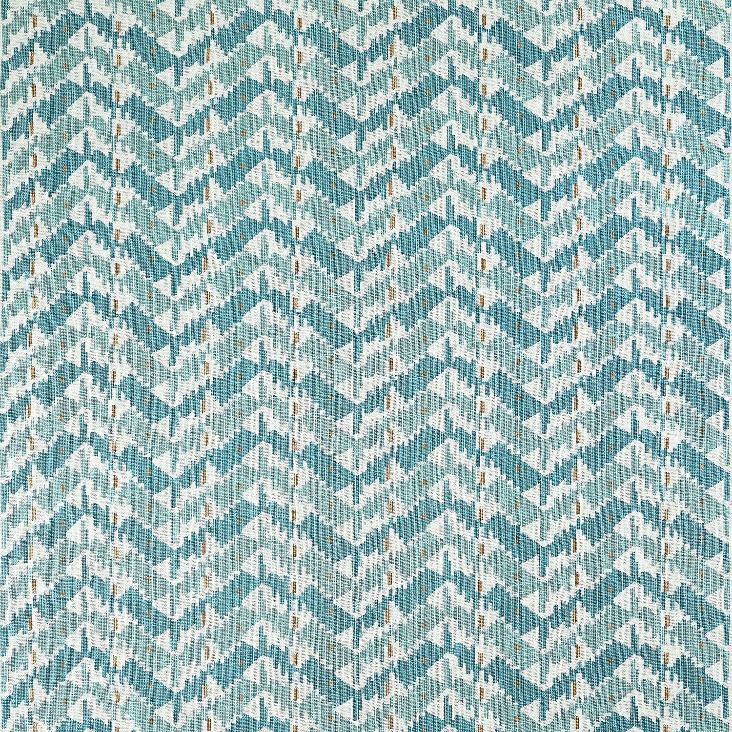 Melrose Check fabric in seaglass color - pattern number F945007 - by Thibaut in the Wanderlust collection