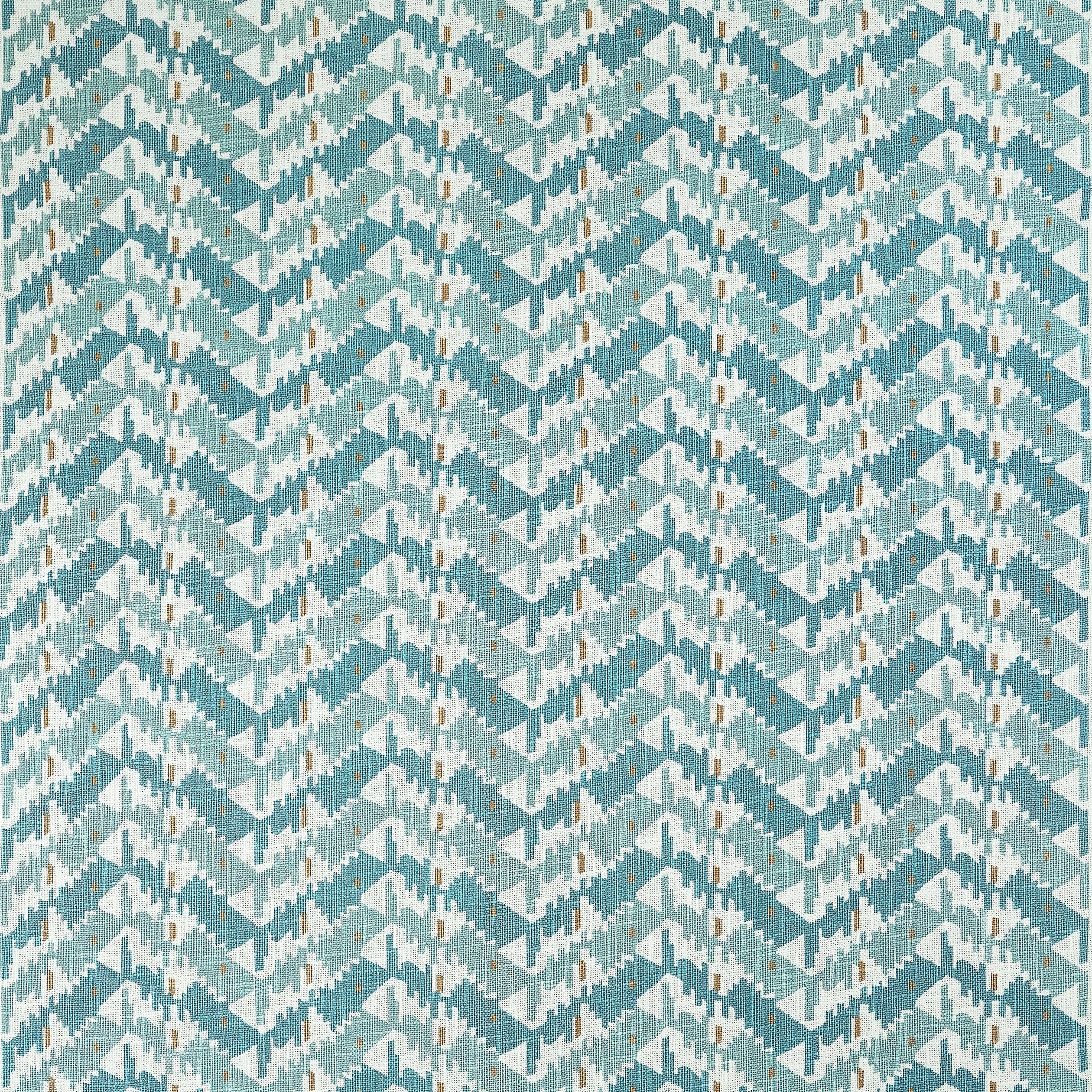 Melrose Check fabric in seaglass color - pattern number F945007 - by Thibaut in the Wanderlust collection