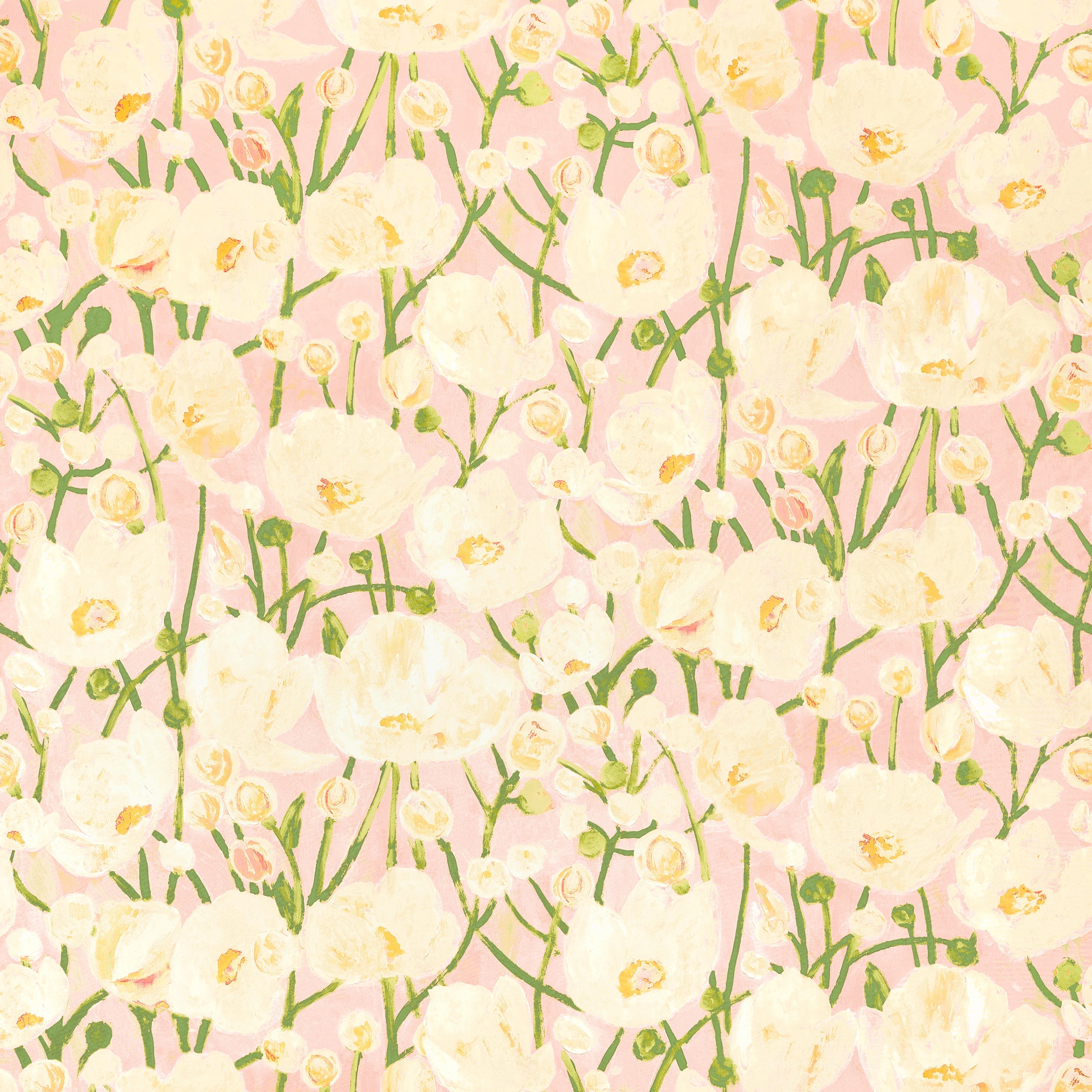 Tivoli fabric in seashell pink color - pattern number F945015 - by Thibaut in the Wanderlust collection