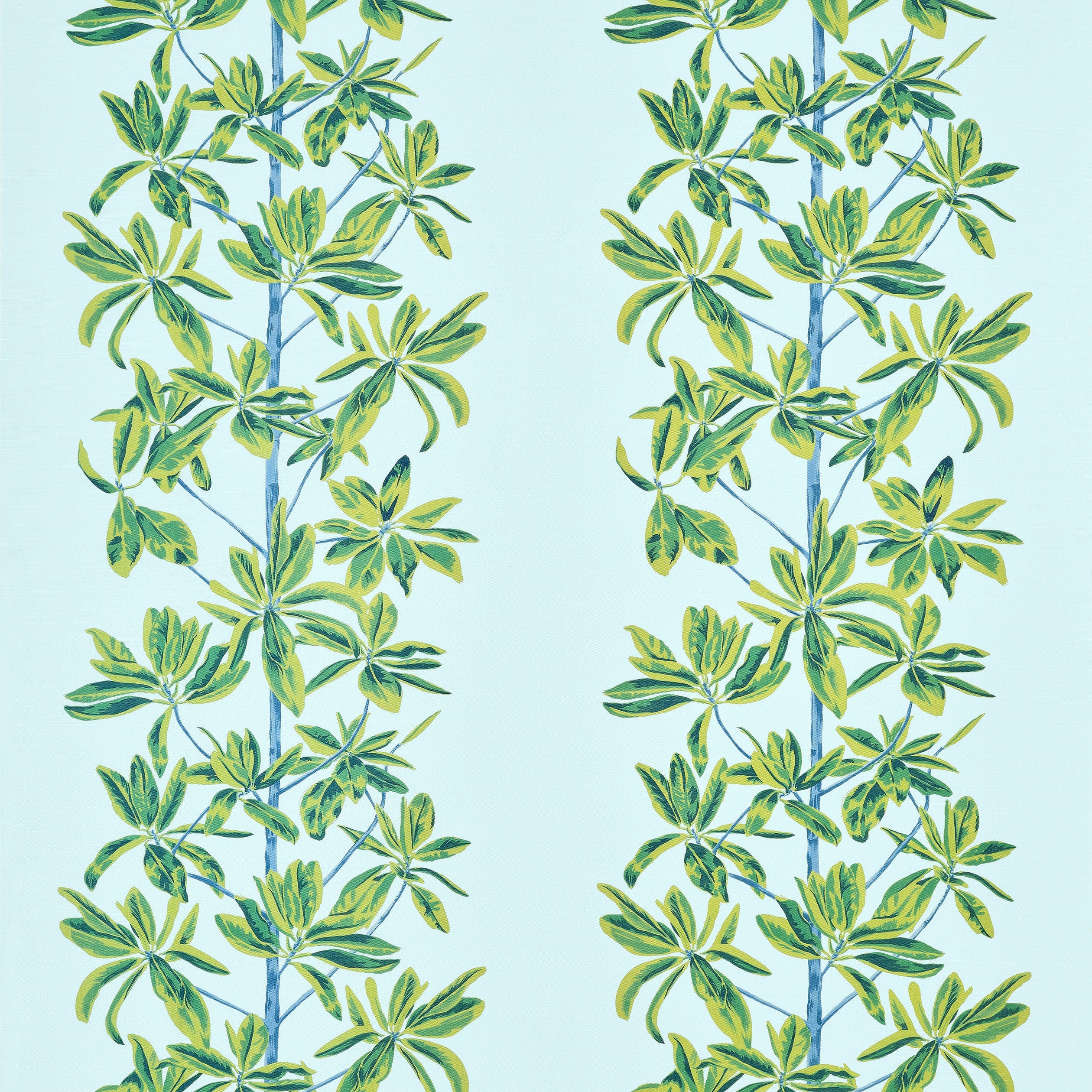 Mangrove Tree fabric in turquoise color - pattern number F945033 - by Thibaut in the Wanderlust collection