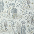 Royale Toile fabric in grey color - pattern number F972576 - by Thibaut in the Chestnut Hill collection