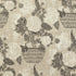 Tullamore fabric in black and beige color - pattern number F972593 - by Thibaut in the Chestnut Hill collection