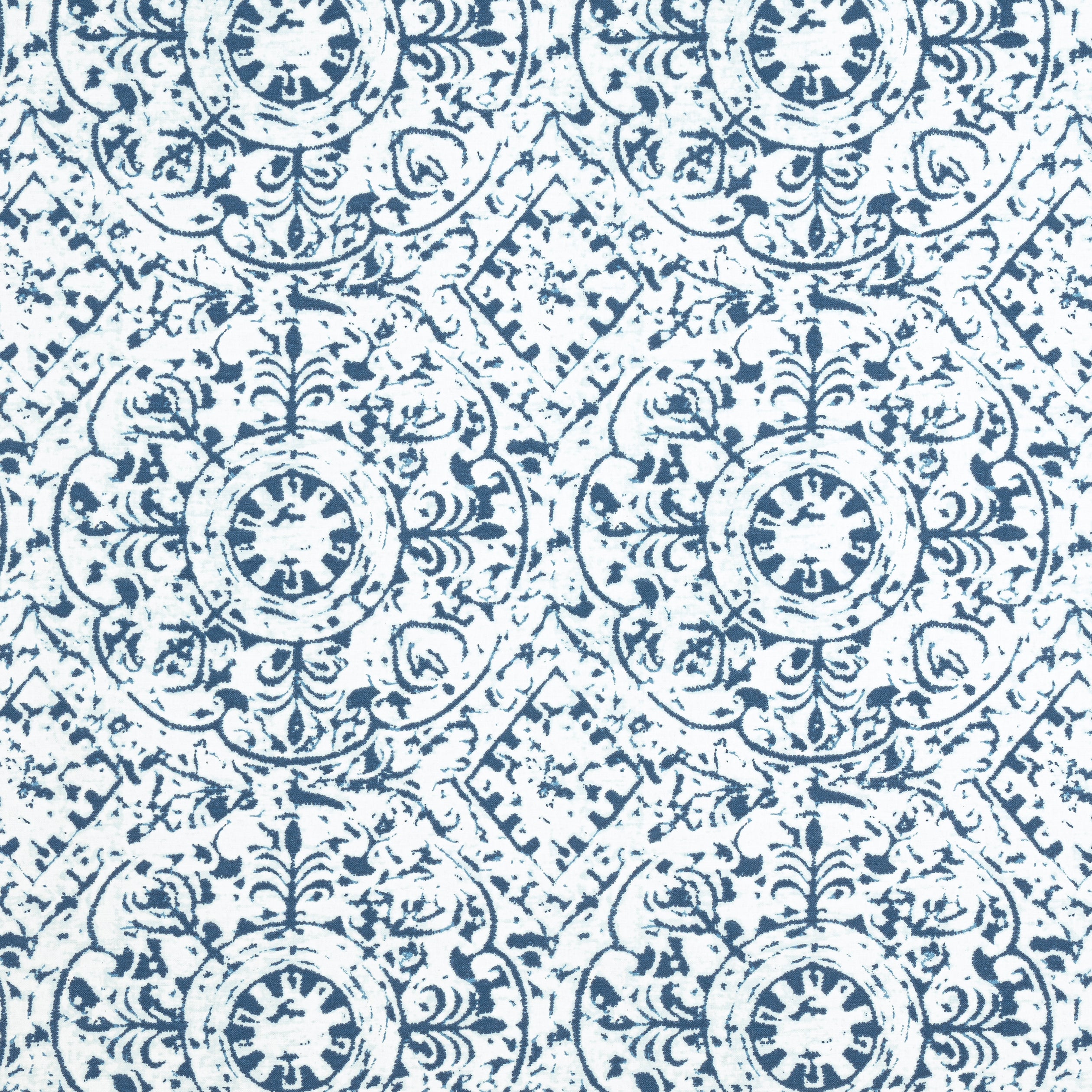 Havana fabric in navy color - pattern number F981312 - by Thibaut in the Montecito collection