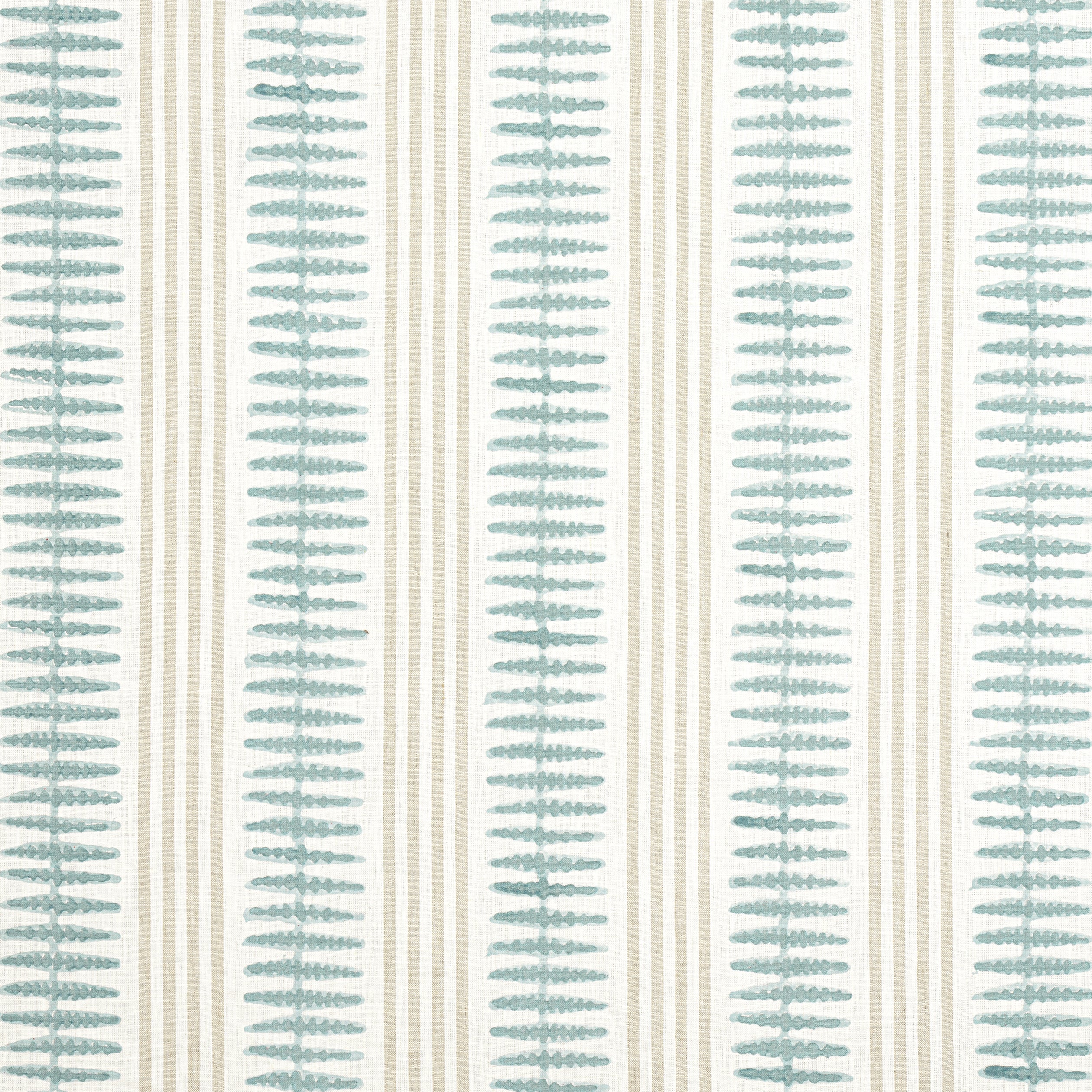 Indo Stripe fabric in seaglass color - pattern number F981315 - by Thibaut in the Montecito collection