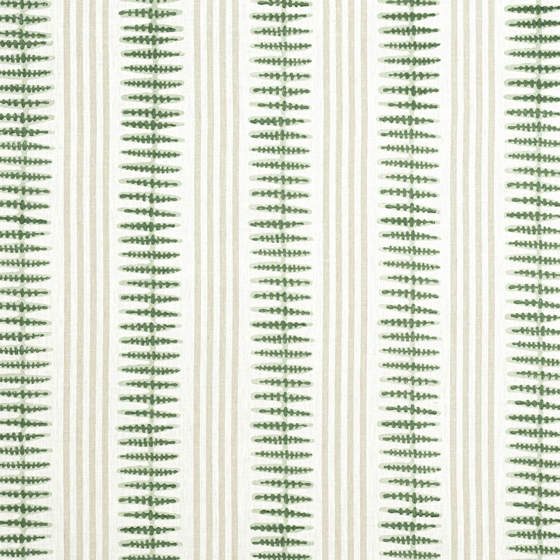 Indo Stripe fabric in spruce color - pattern number F981317 - by Thibaut in the Montecito collection