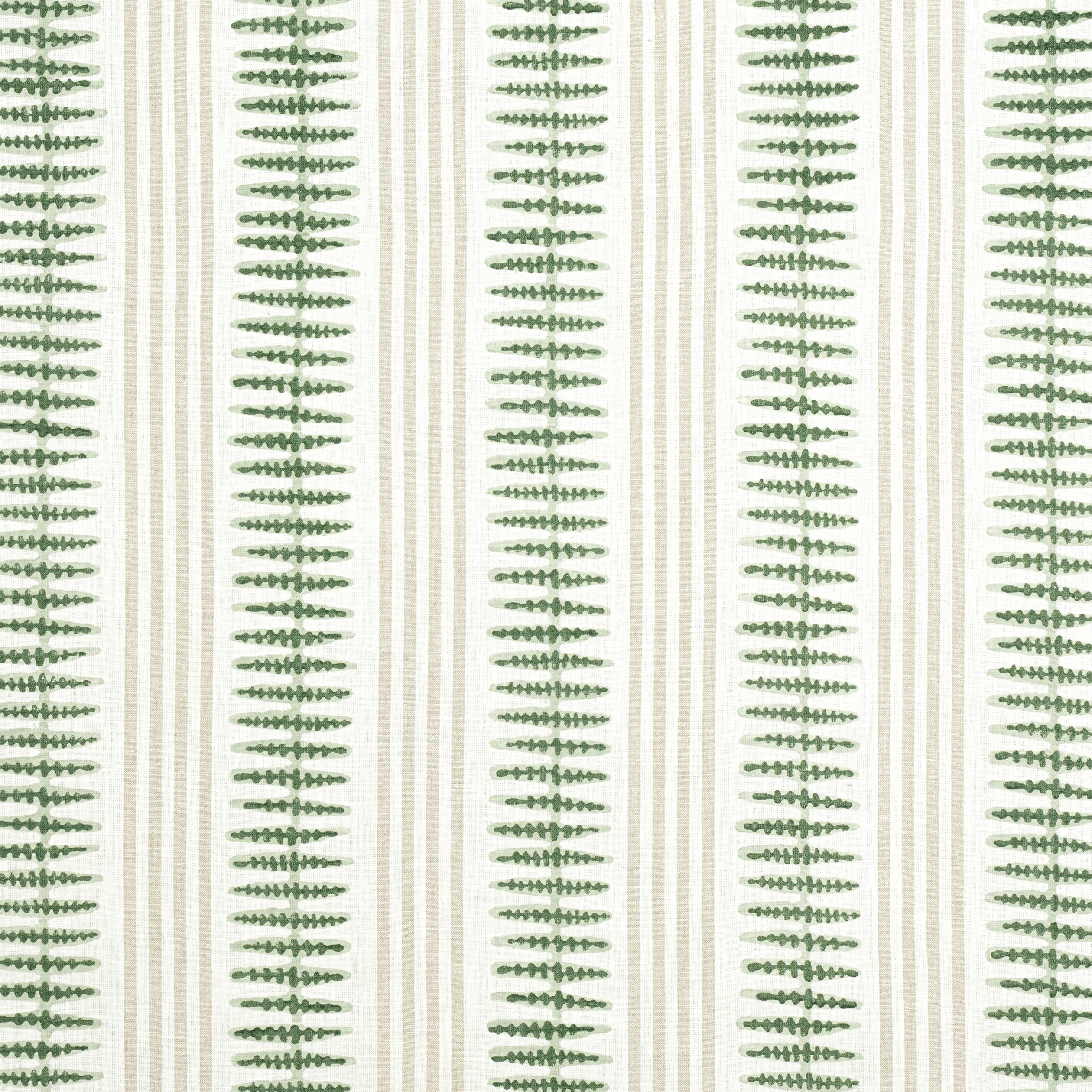 Indo Stripe fabric in spruce color - pattern number F981317 - by Thibaut in the Montecito collection